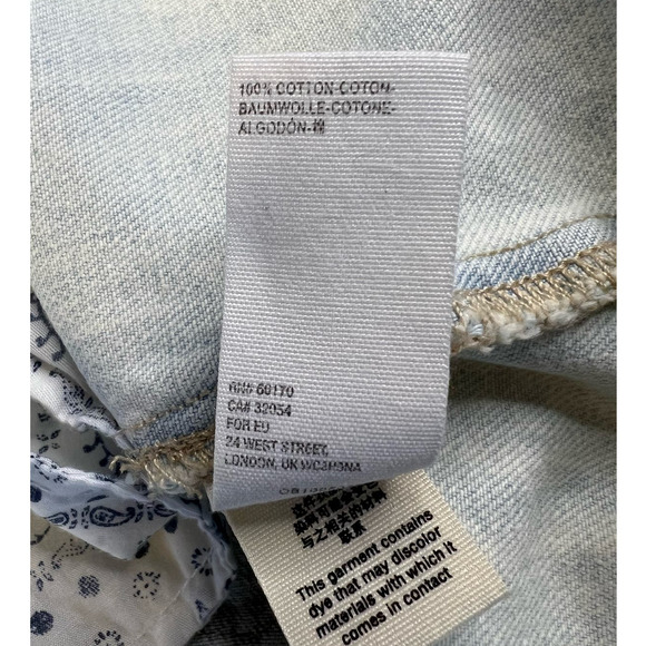 NWT Free People Silver Lake Denim Mini Skirt Size 30 - Picture 11 of 16